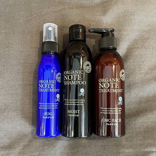 オーガニックノート パルファン シャンプー250ml CMCパック210g フォグ120ml