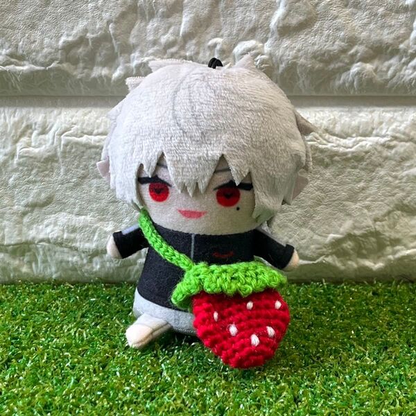 可愛い 手作り ハンドメイド 葛葉 くずは にじぱぺっと 苺のカバン にじさんじ にじぱぺ ショルダーバッグ イチゴ あみぐるみ