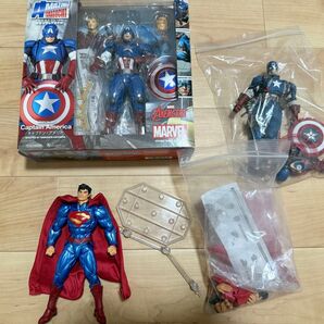海洋堂 リボルテック アメイジング ヤマグチ スーパーマン キャプテンアメリカ フィギュア marvel フィギュアーツ