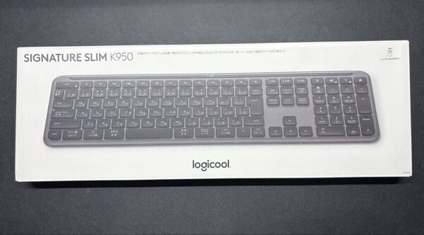 logicool SIGNATURE スリムキーボード K950 K950GR(グラファイト)中古品