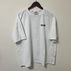 フリーダム セミオーバーフィット Tシャツ 白 ホワイト
