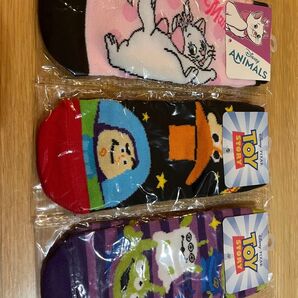 ディズニー レディースソックス3足セット マリーちゃん トイストーリー 未使用