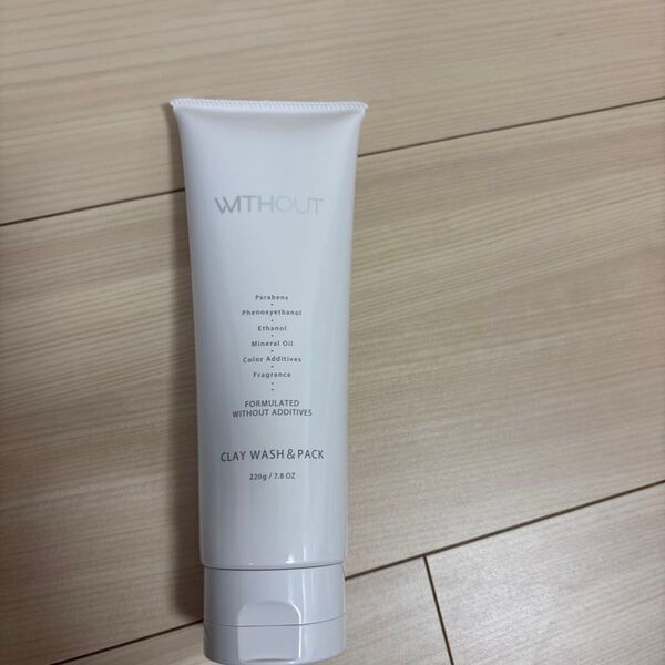 WITHOUT クレイウォッシュ&パック 220g