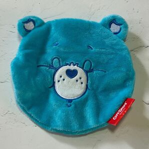 ケアベア フェイスポーチ2 ブルー ガチャ ふあふあ ポーチ 約13cm Care Bears ケアベア 全6種 アイピーフォー