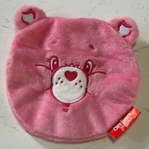 ケアベア フェイスポーチ2 ピンク 白黒 2個セット ガチャ ふあふあ ポーチ 約13cm Care Bears 全6種