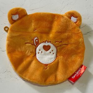 ケアベア フェイスポーチ2 オレンジ ガチャ ふあふあ ポーチ 約13cm Care Bears 全6種