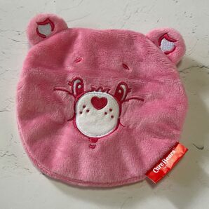 ケアベア フェイスポーチ2 ピンク 白黒 2個セット ガチャ ふあふあ ポーチ 約13cm Care Bears 全6種