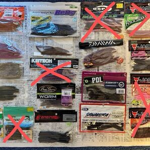 バス用ストレート系ワーム バラ売り対応可能 フリックシェイク ドライブクローラー etc. ※詳細は説明欄をよくお読み下さい