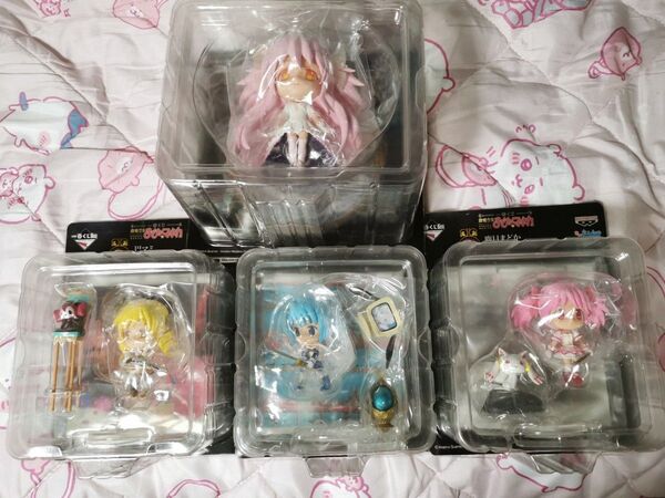 一番くじ 魔法少女まどか☆マギカ きゅんキャラ ABCE賞セット アルティメットまどか 鹿目まどか 巴マミ 美樹さやか