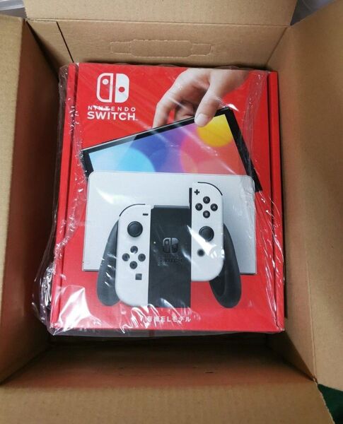 Nintendo Switch(有機ELモデル) Joy-Con(L)/(R) ホワイト ニンテンドースイッチ 本体【新品未開封】