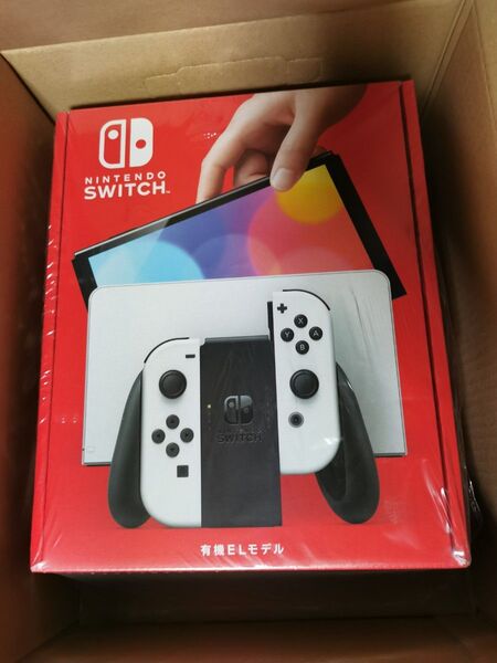 Nintendo Switch(有機ELモデル) Joy-Con(L)/(R) ホワイト ニンテンドースイッチ 本体【新品未開封】