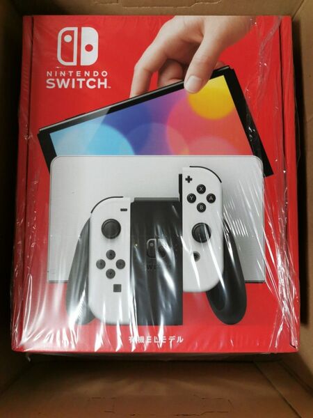 Nintendo Switch(有機ELモデル) Joy-Con(L)/(R) ホワイト ニンテンドースイッチ 本体【新品未開封】