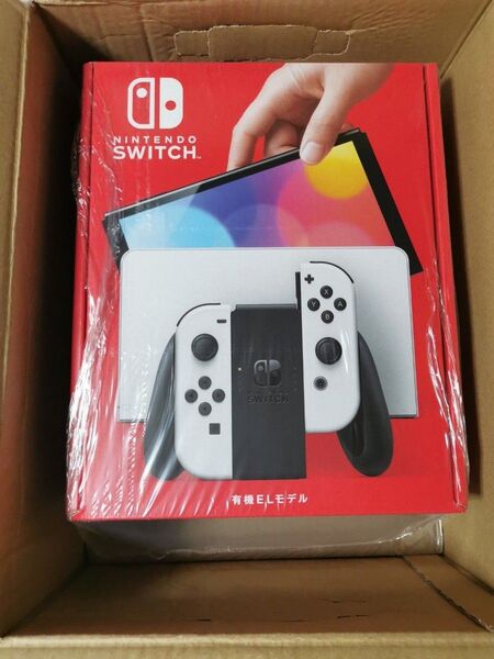 Nintendo Switch(有機ELモデル) Joy-Con(L)/(R) ホワイト ニンテンドースイッチ 本体【新品未開封】