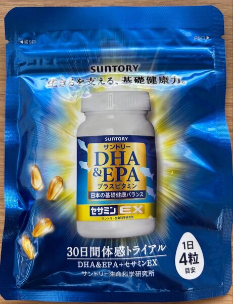 サントリー DHA&EPA+セサミンEX 30日分 120錠 1袋