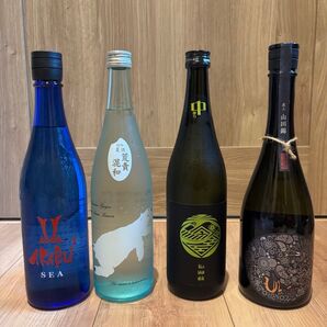 AKABU 産土 角右衛門 長瀞蔵 厳選日本酒4本セット 四合瓶
