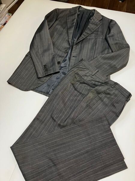 美品 シルク混 エストネーション セットアップ スーツ Lサイズ