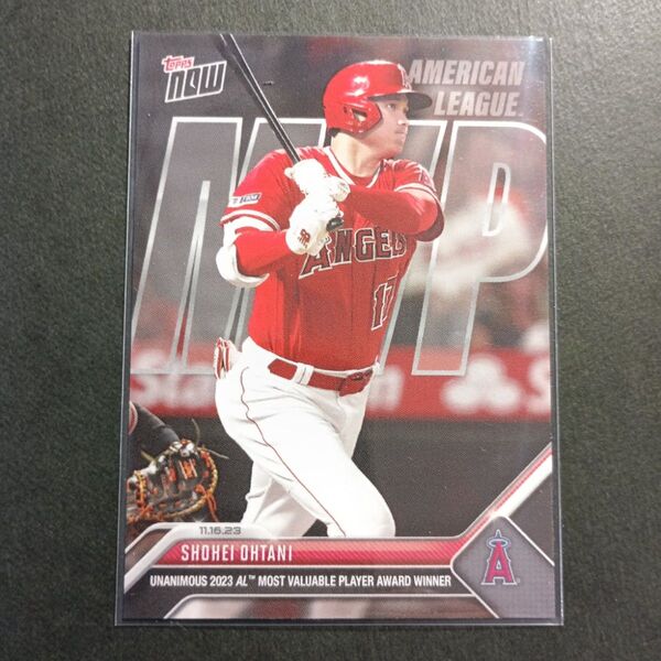 大谷翔平 2023 TOPPS NOW MVP受賞記念カード #OS-16