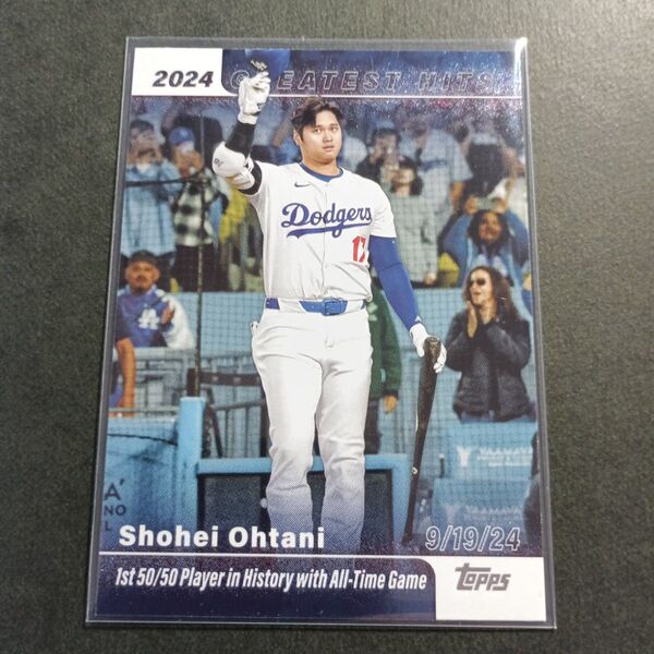 大谷翔平 2025 Topps greatest hits 50/50 GH-25