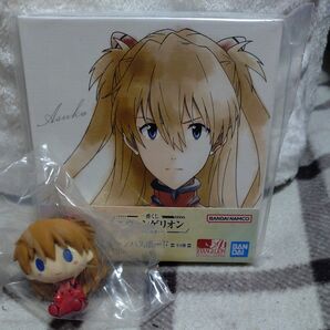 新品・未開封 エヴァンゲリオン一番くじ アスカ ちょこのっこ、キャンパスボード 2点セット