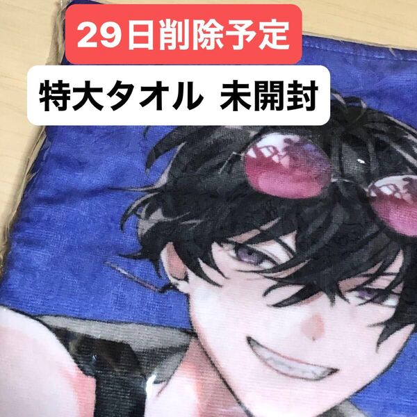 佐伯イッテツ 特大タオル にじさんじ NIJISANJI SUMMER COLLECTION2023