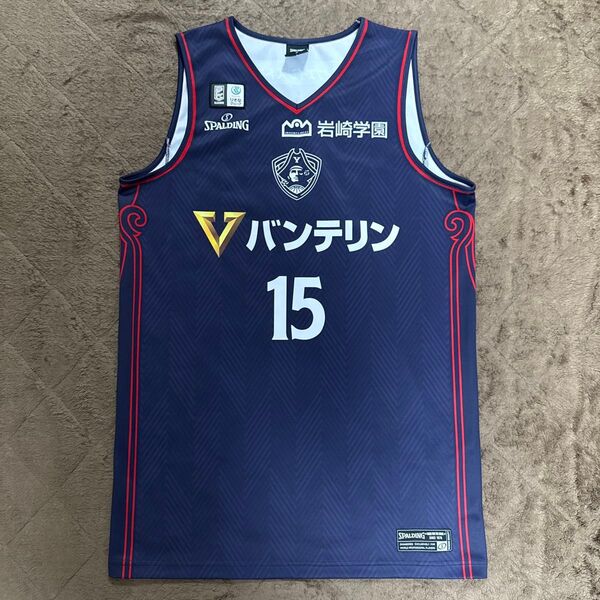 横浜ビー・コルセアーズ 24-25シーズン ホームユニフォーム XL NO.15【RAVENA】