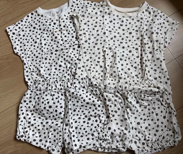 セットアップ パジャマ 半袖 短パン 90cm 2セット