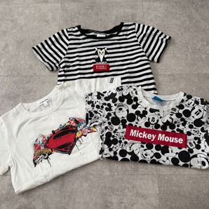 ボーイズ 半袖Tシャツ 半袖 Tシャツ グローバルワーク ディズニー 3枚セット