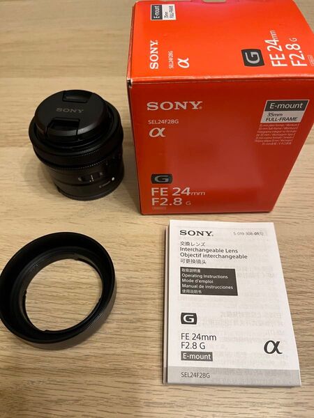 SONY ソニー FE 24mm F2.8 G SEL24F28G 単焦点 元箱あり【レンズプロテクター付き】
