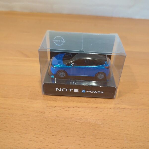 日産 ノートe-POWER ミニカー ブルー 非売品