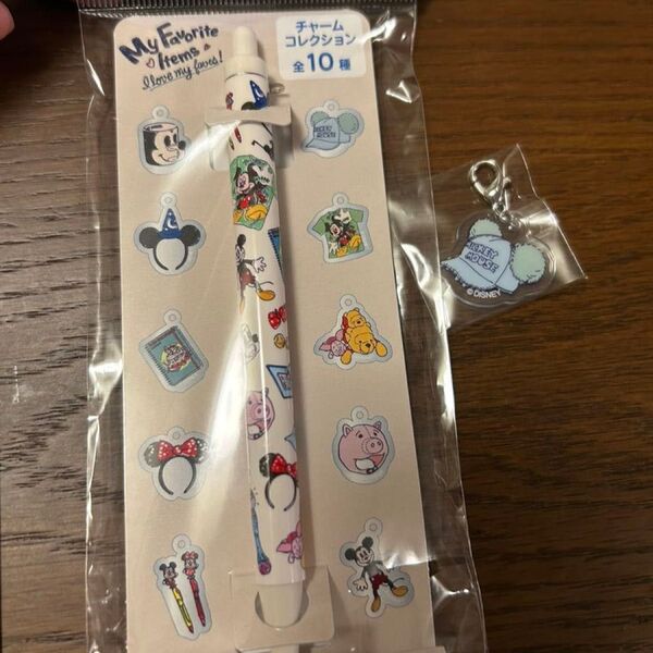 ディズニーリゾート ボールペンチャーム付き ミッキーキャップ
