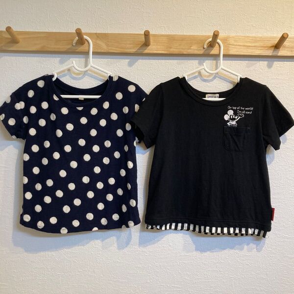 無印良品計画 SHOO LA RUE 半袖Tシャツ キッズ120cm 2枚セット