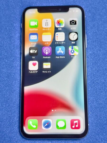 【SIMフリー】Apple iPhone X 256G シルバー au アクティベーションロックなし 本体のみ 中古