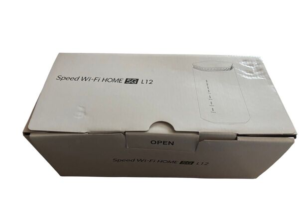【美品】Speed WiFi HOME 5G ルーター L12 箱・説明書あり