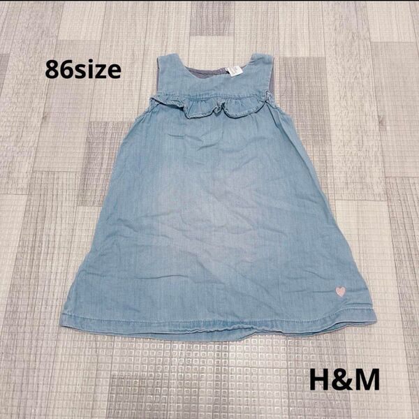 942 ベビー服 / H&M / ワンピース 86 ノースリーブワンピース