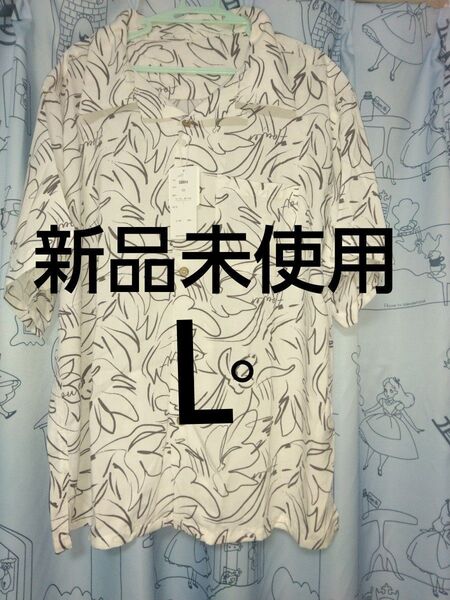 クーポンで500円引き!新品未使用 メンズ 半袖カジュアルシャツ Lサイズ 紳士服 柔らかい素材です