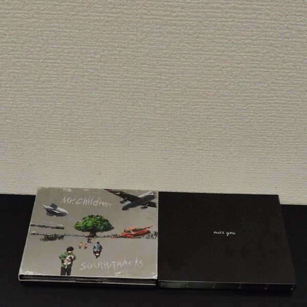 【CDアルバム2枚。動作確認済】Mr.Children SOUNDTRACSとmiss you
