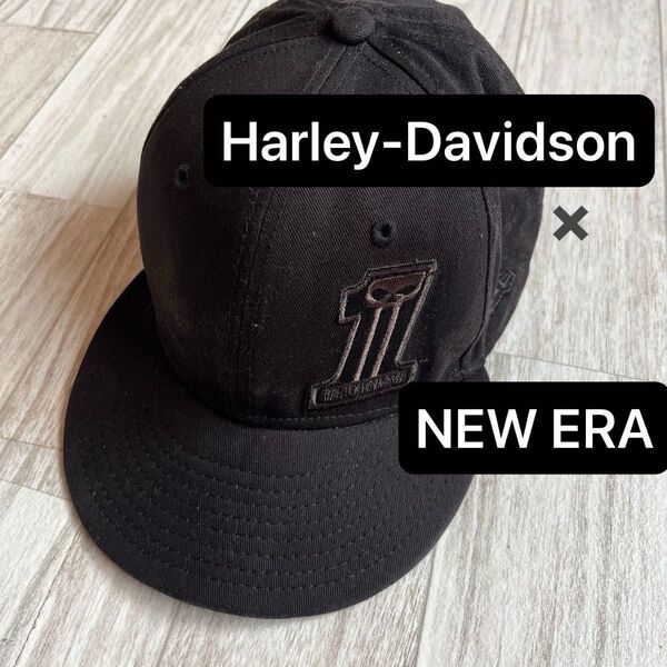Harley-Davidson × NEW ERA ハーレーダビッドソン ニューエラー キャップ ブラック 帽子