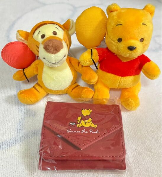ぬいぐるみ ディズニー グッズセット プーさん くまのプーさん ティガー コインケース 財布 セット 風船マスコット