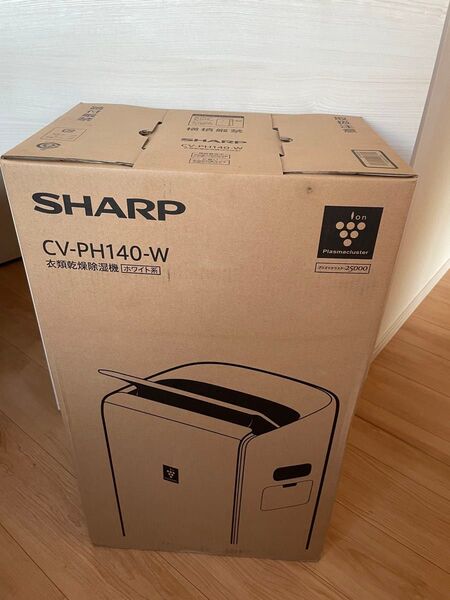 CV-PH140-W シャープ 衣類乾燥除湿機 ホワイト系 プラズマクラスター25000