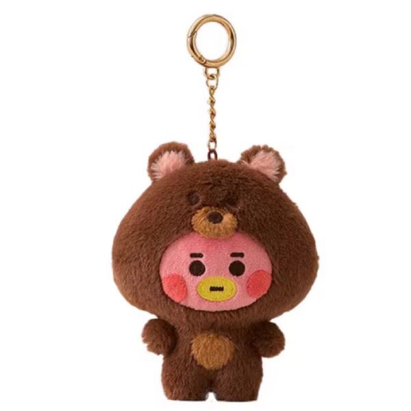 BT21 BABY FLUFFY DOLL KEYRING TATA BTS ぬいぐるみキーリング ベビー ぶらさげぬいぐるみ