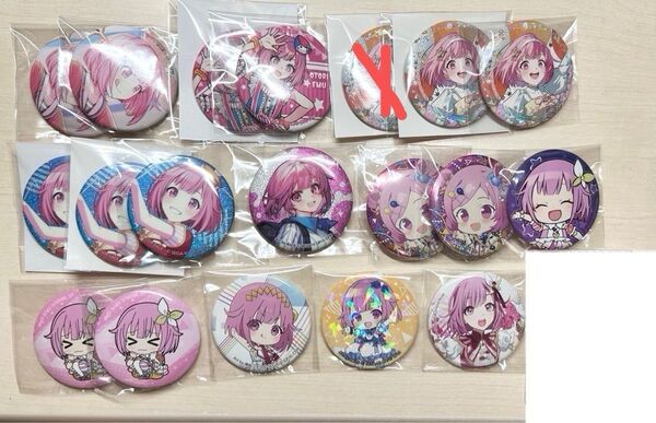 プロセカ 鳳えむ まとめ売り 缶バッジ グリ缶 ノーブルアート 特典 アクキー