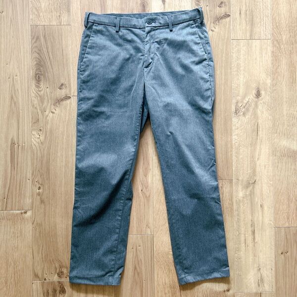 【ユニクロ】UNIQLO スリムフィットチノ スキニー ストレッチ メンズ W79cm グレー 2