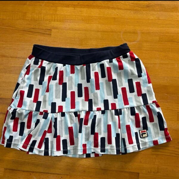 FILA フィラ テニスウェア スコート フリル マルチカラー レディースM