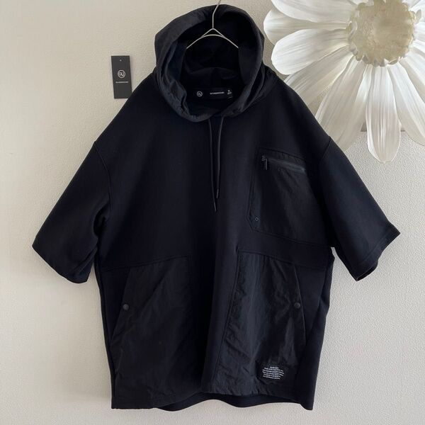 GU ジーユー ダブルフェイスパーカ(5分袖) UNDERCOVER BLACK XL