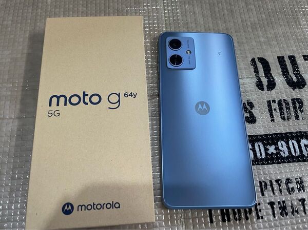 moto g64y 5G 6.5インチ メモリー4GB ストレージ128GB シルバーブルー ワイモバイル