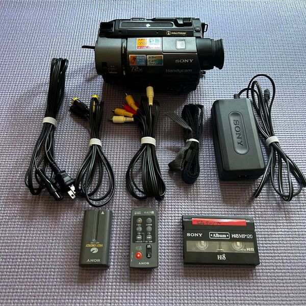 再生ダビング SONY Handycam CCD-TR280 ビデオカメラセット Hi8