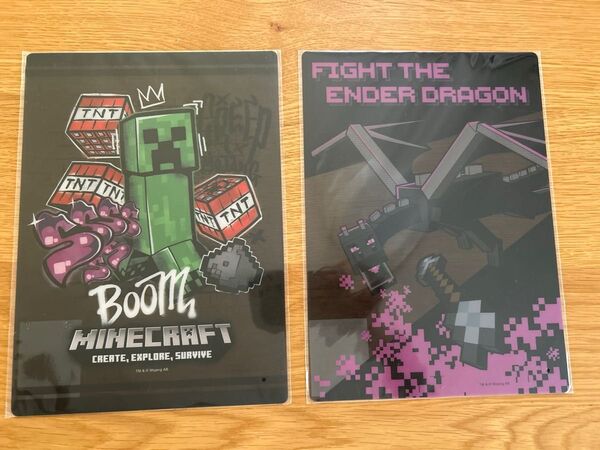 Minecraft マインクラフト マイクラ 下敷き 文房具