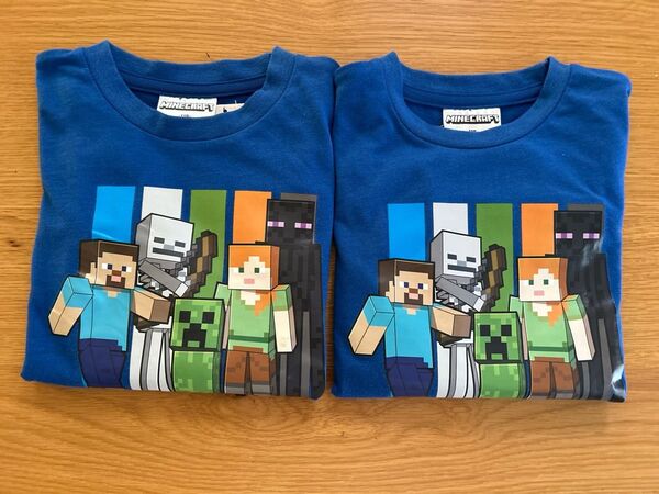 Minecraft マインクラフト マイクラ 長袖 ロンT Tシャツ 110センチ