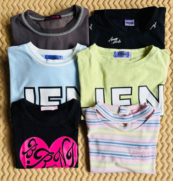 女の子140㎝ まとめ売り ANAP JENNI ラブトキ ロニィ トップス 6枚