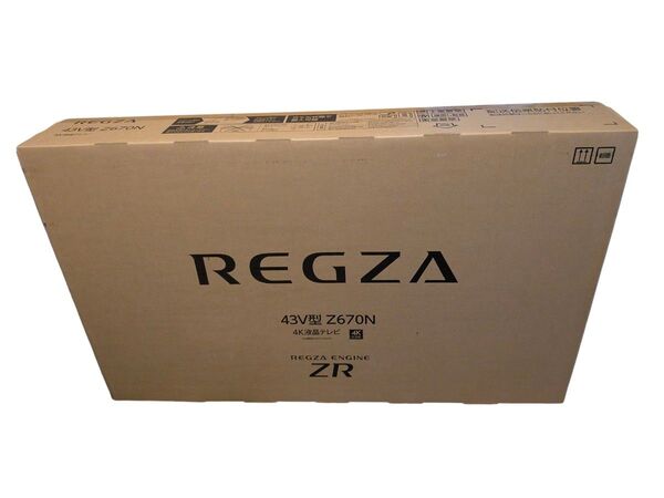 43Z670N レグザ REGZA 4K 液晶テレビ 43型 新品未開封